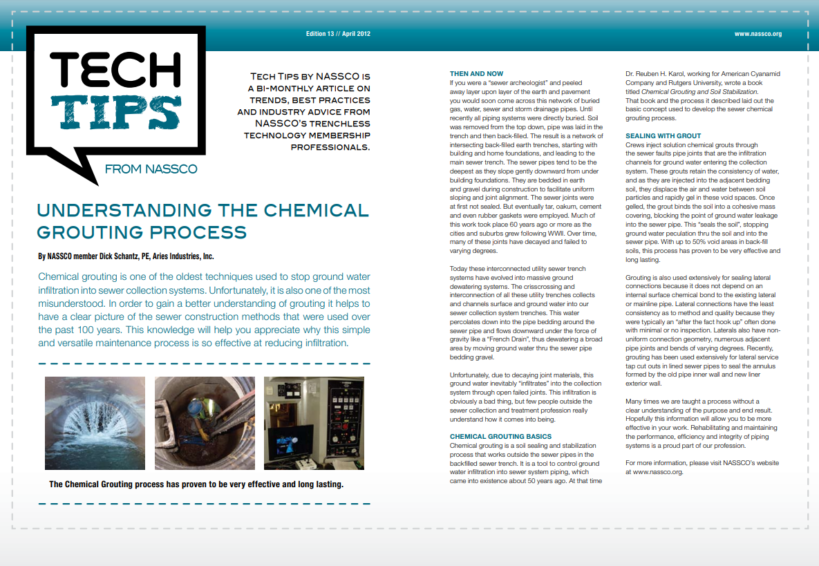 Understanding the Chemical Grouting Process