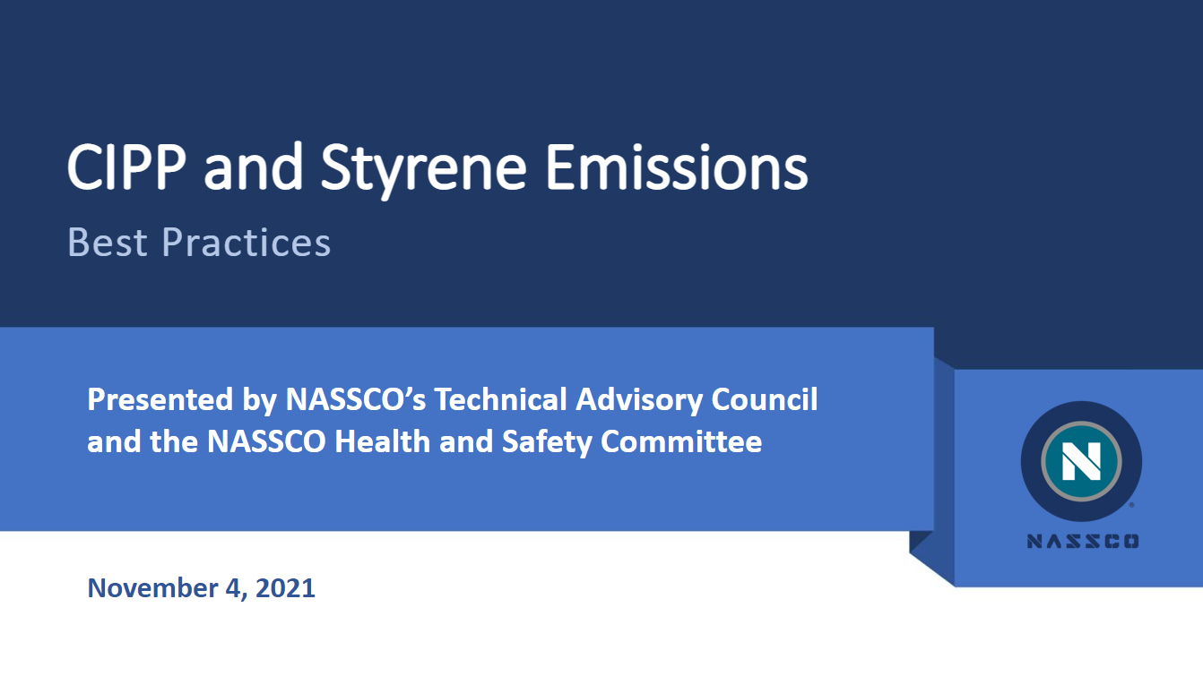 CIPP and Styrene Emissions: Best Practices